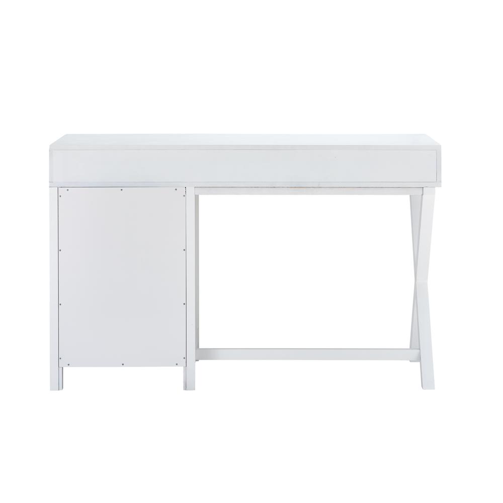 Peggy Side Storage Desk White. Picture 5