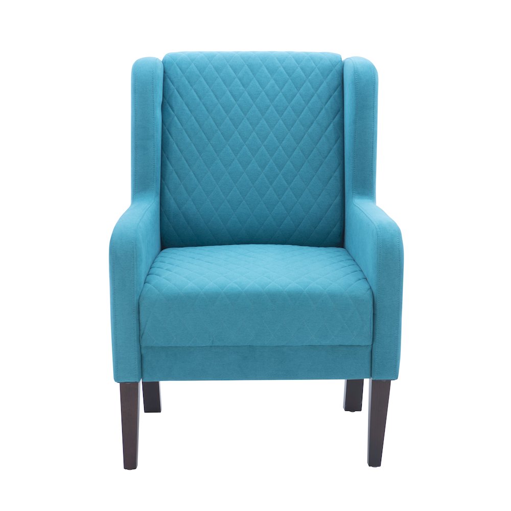 Jerika Wingback Accent Chair Teal. Picture 3