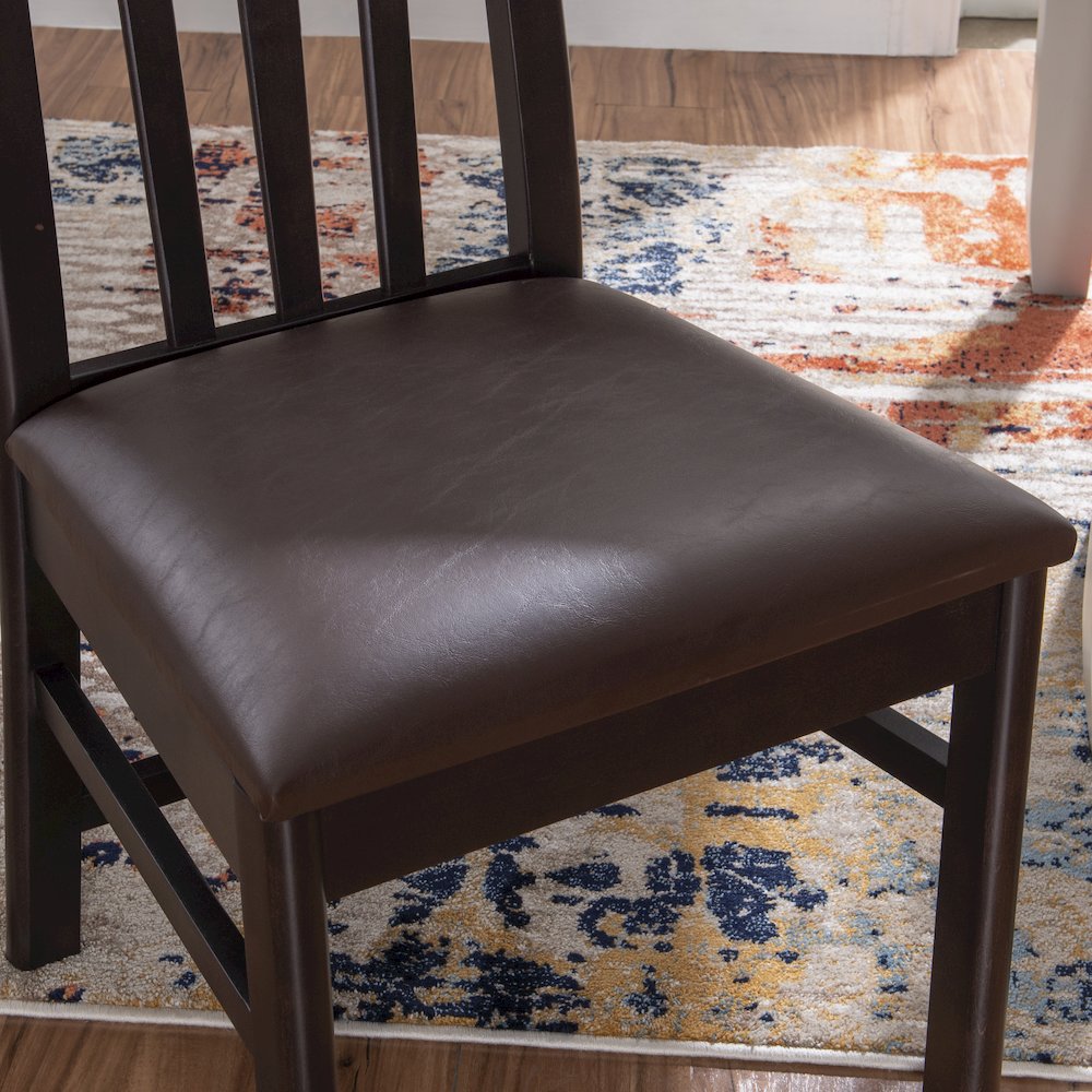 Jesper Side Chair Brown Set Of 2. Picture 5