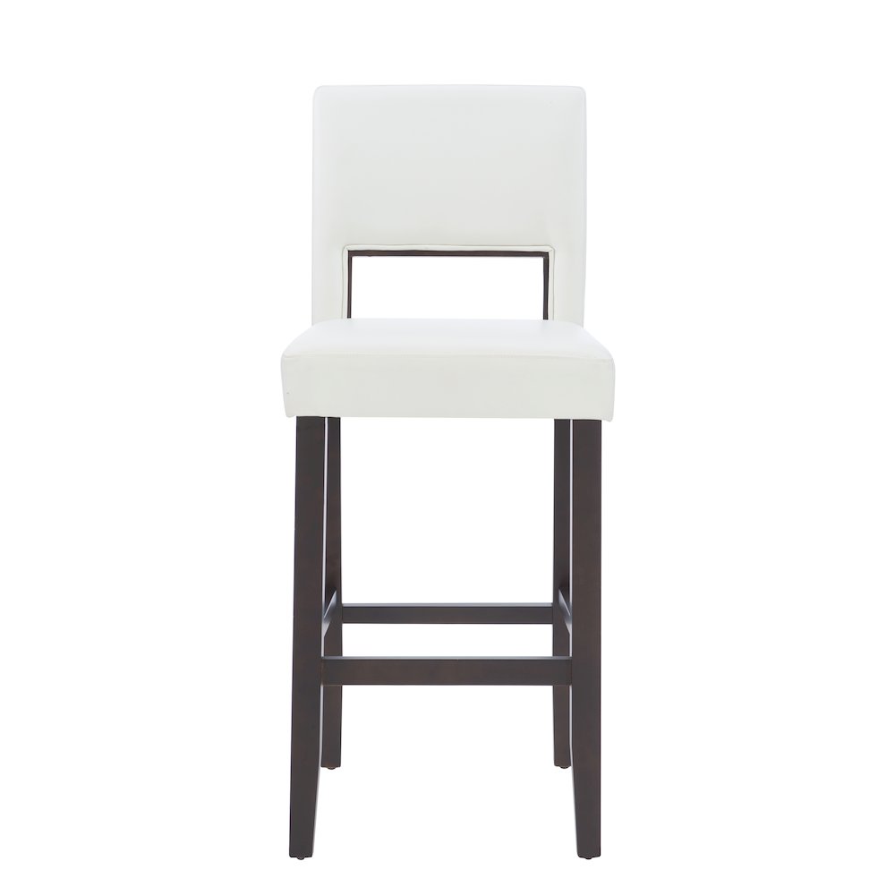 Vega Bar Stool White 30. Picture 1