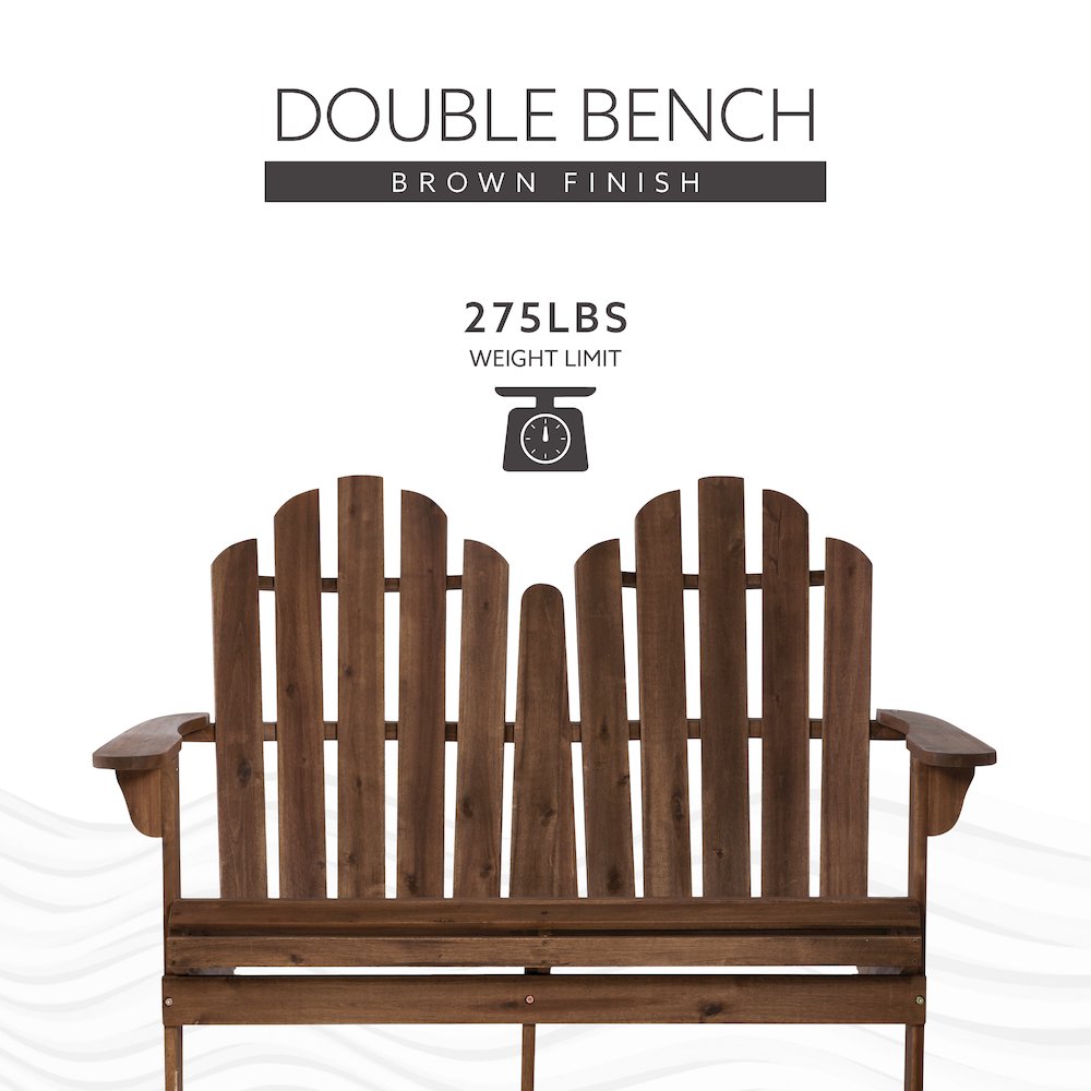 Adirondack Double Bench. Picture 14