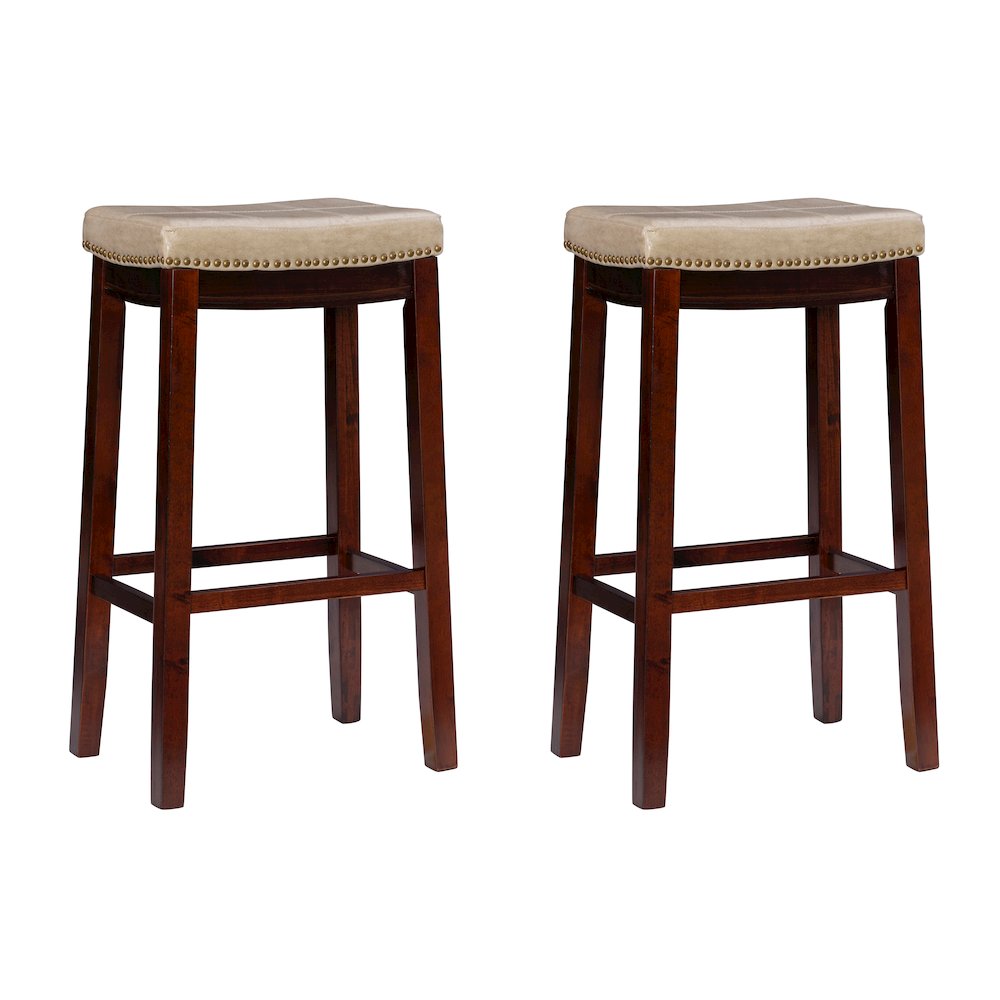 Claridge 2 Pk Beige Bar Stool. Picture 6