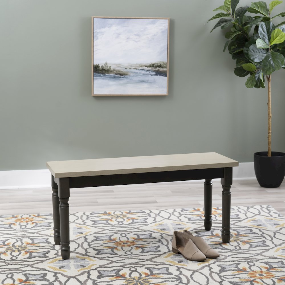 Willow Grey Bench. Picture 2