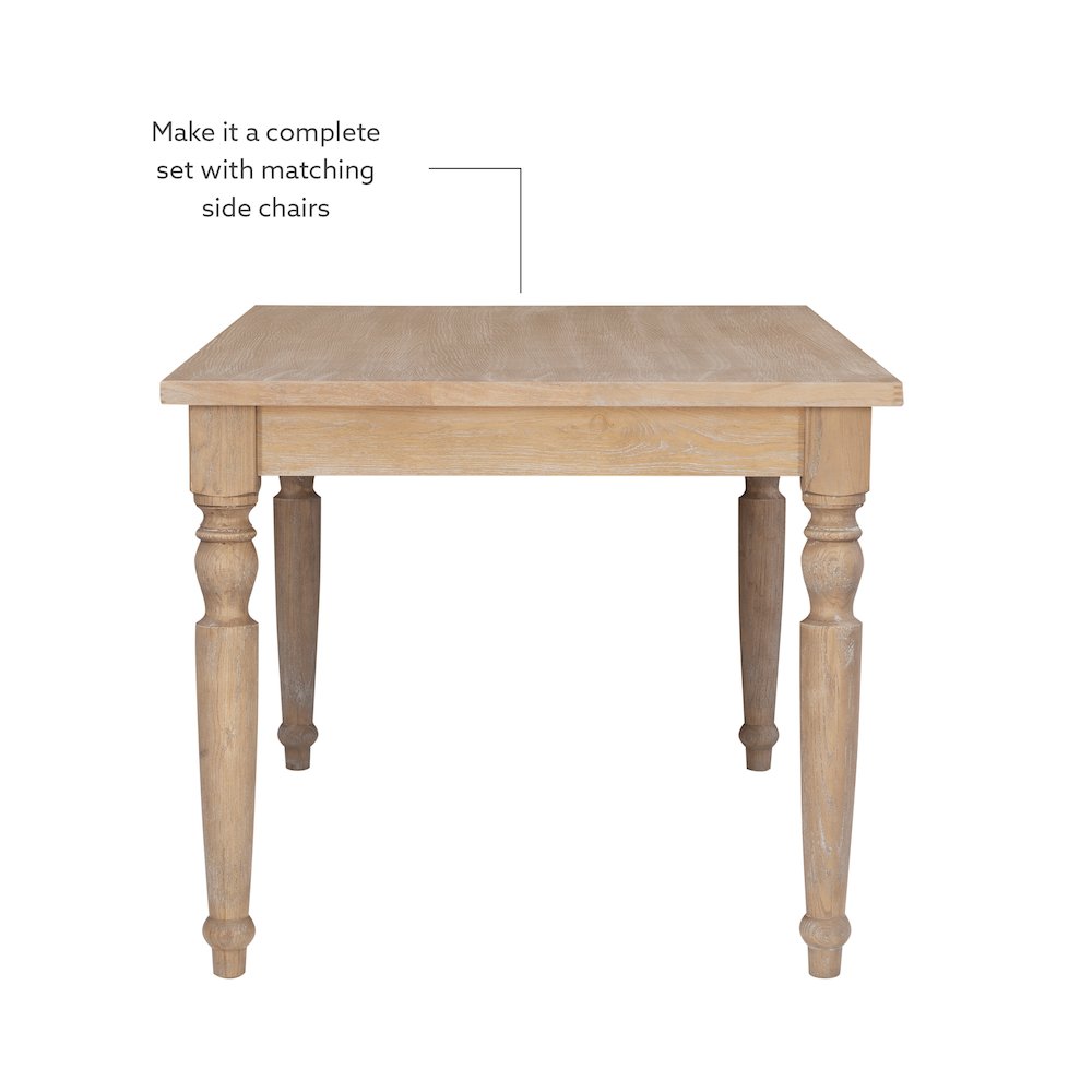 Avalon Light Natural Brown Rectangle Table. Picture 8