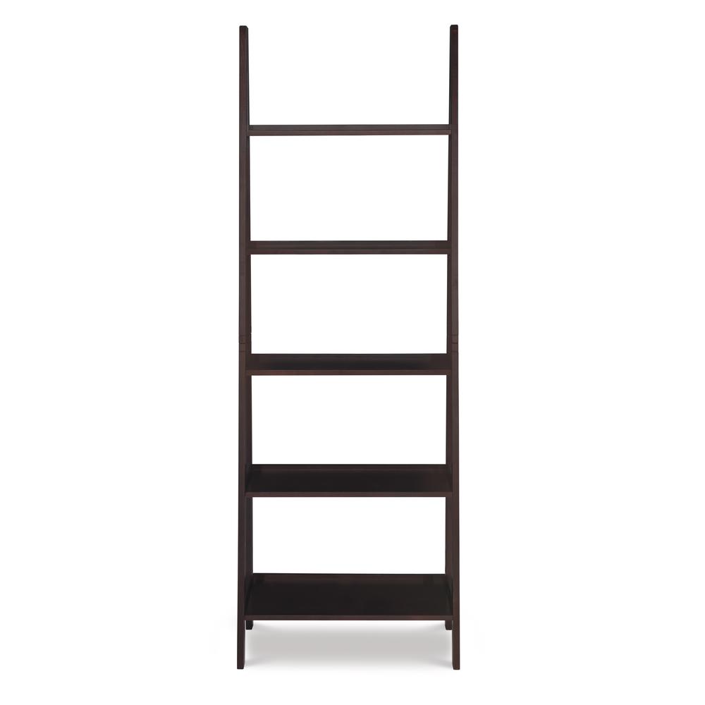 Acadia Ladder Bookshelf, Espresso. Picture 9