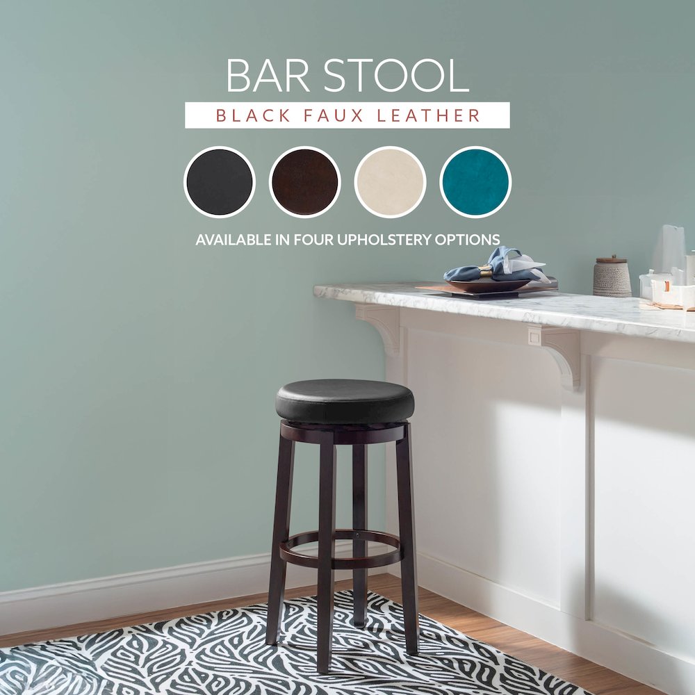 Maya Black 29 Inches Bar Stool. Picture 14