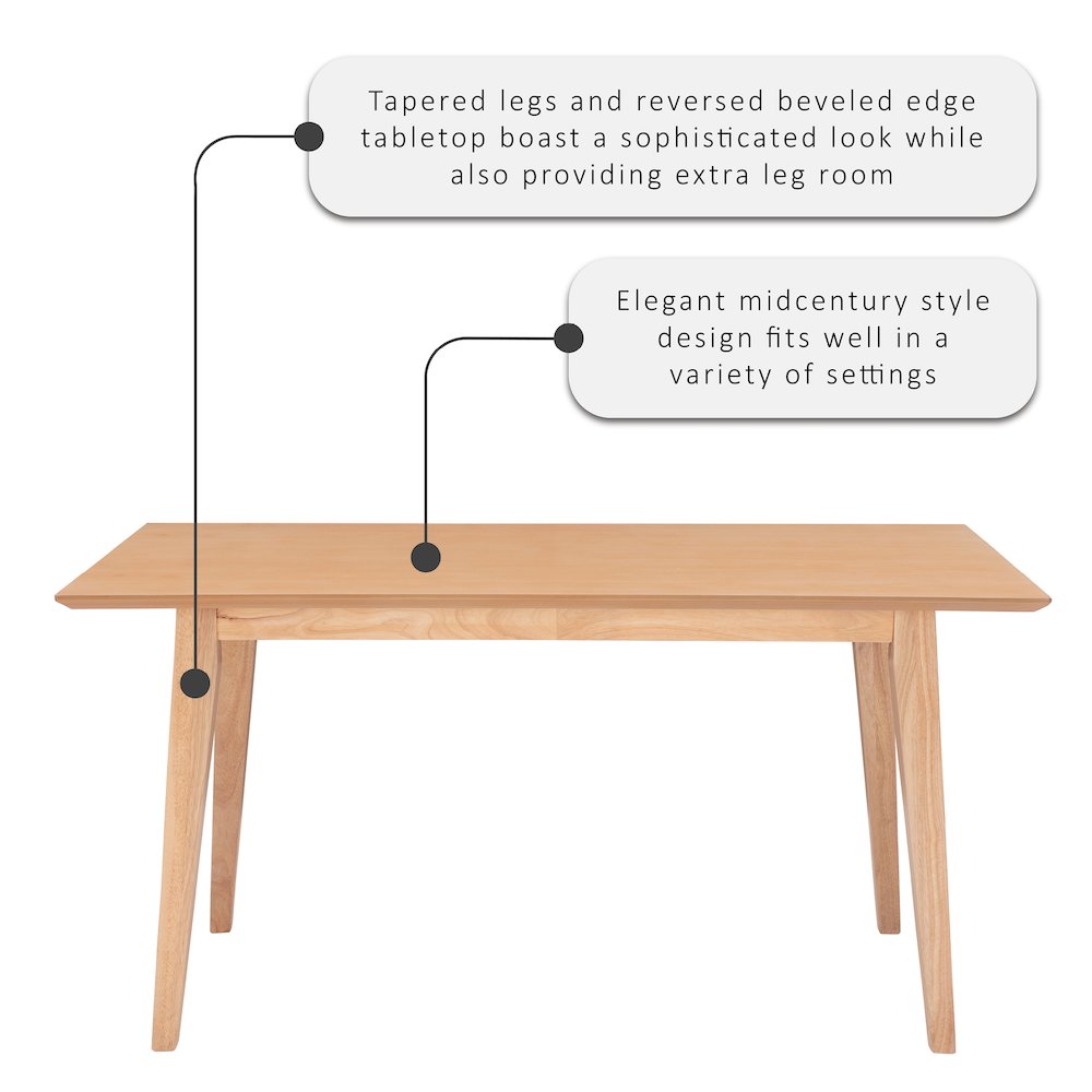 Cadence Dining Table Natural. Picture 8