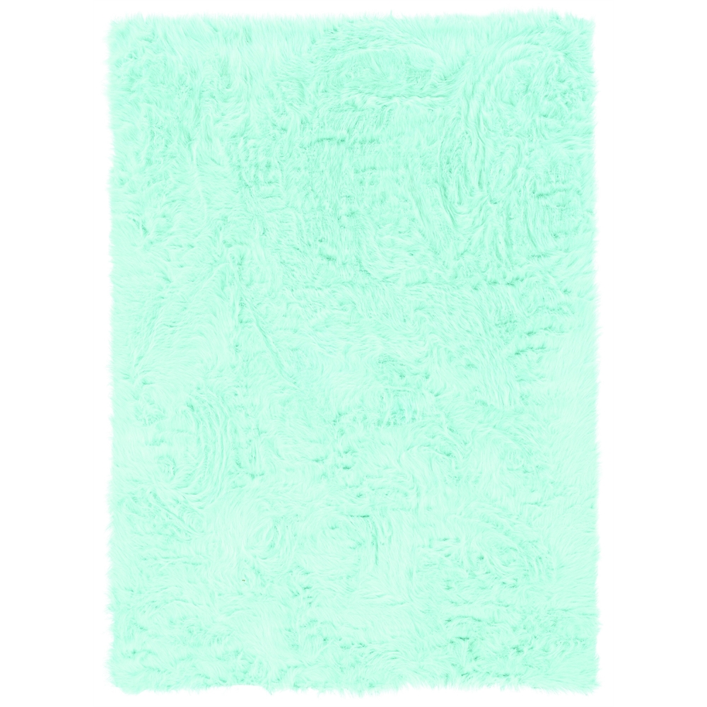 Faux Sheepskin Blue 5x7, Rug. Picture 1