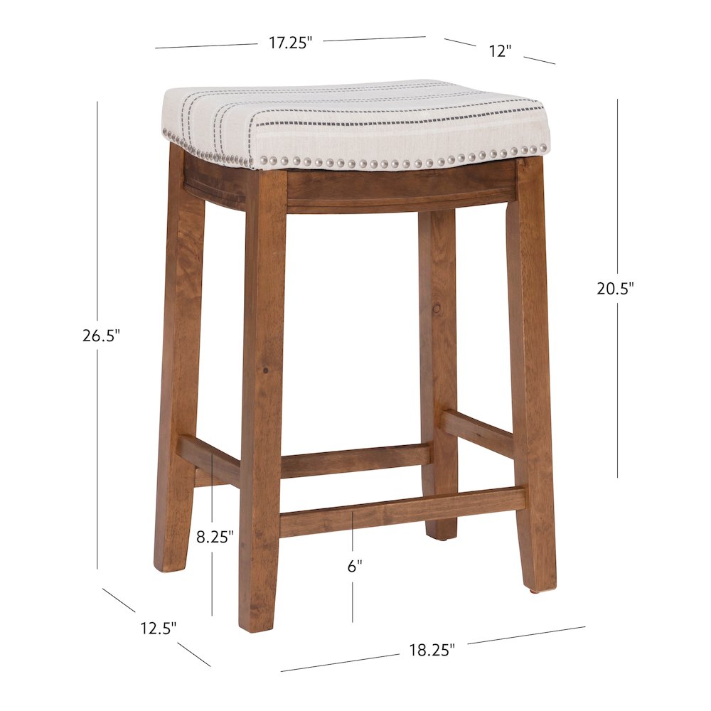 Claridge Natural Counter Stool. Picture 13