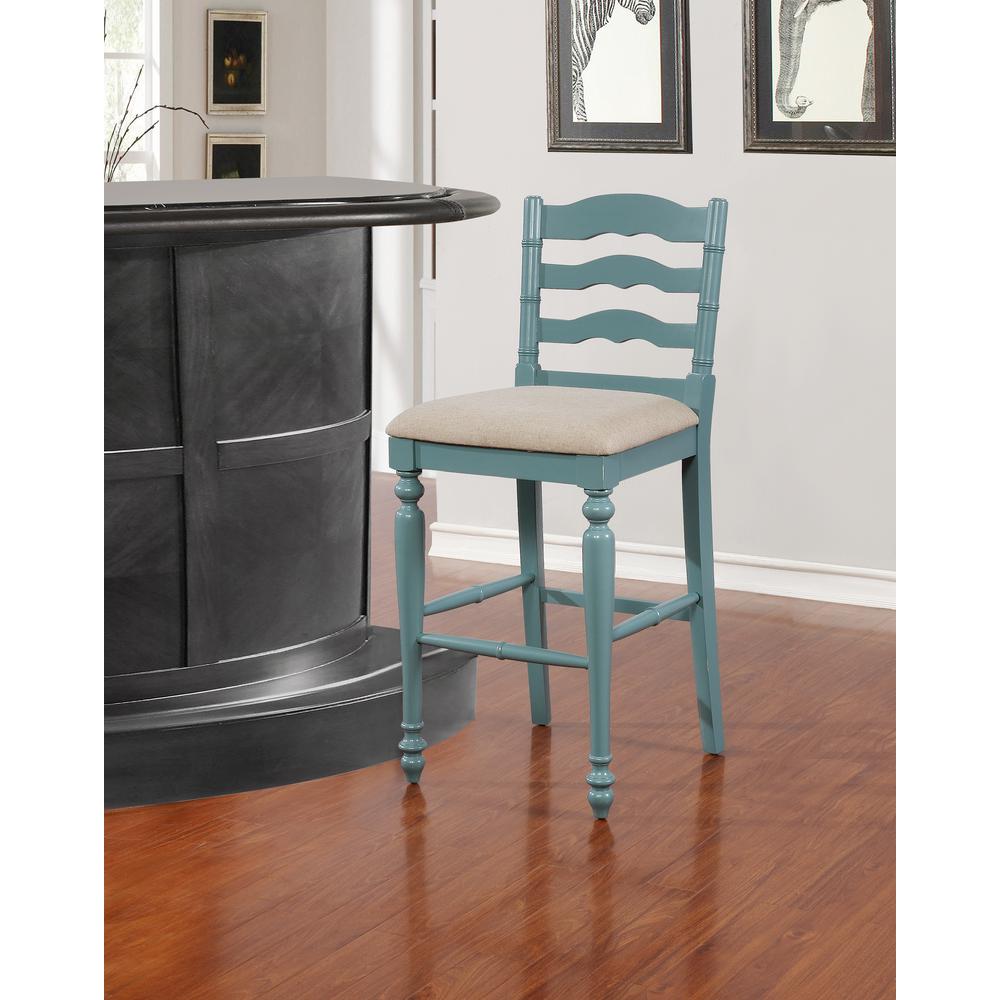 Marino 30 In Antique Blue Bar Stool. Picture 4