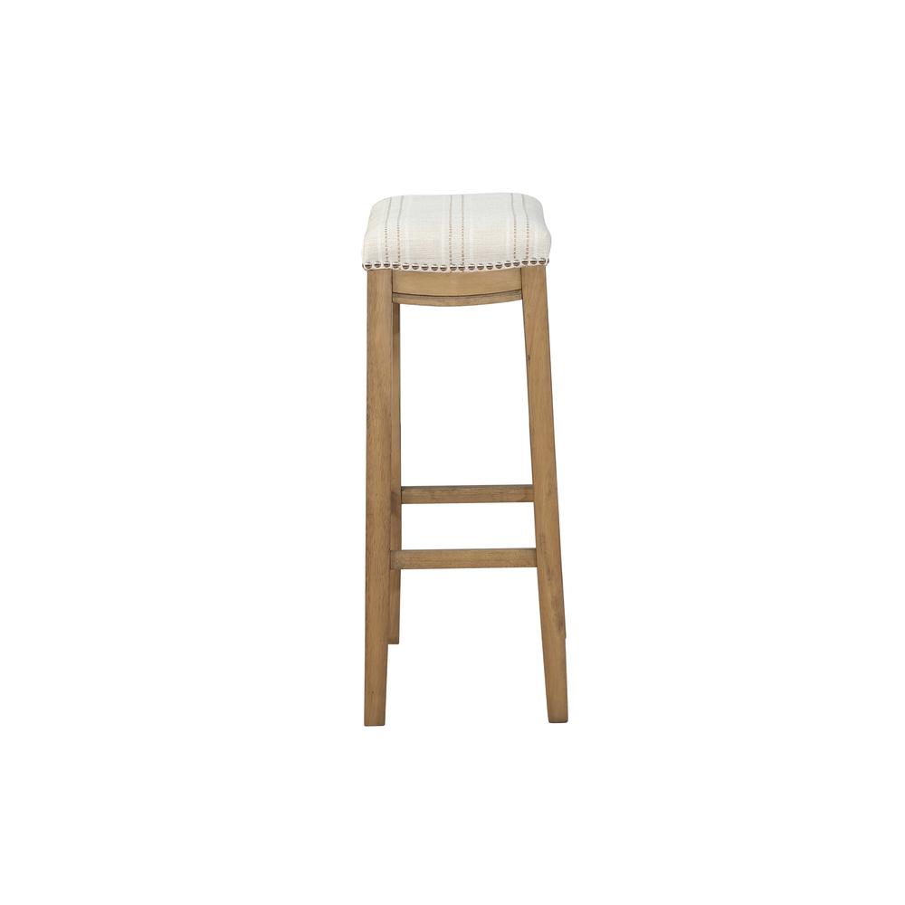 Claridge  Linen Striped Bar Stool. Picture 3