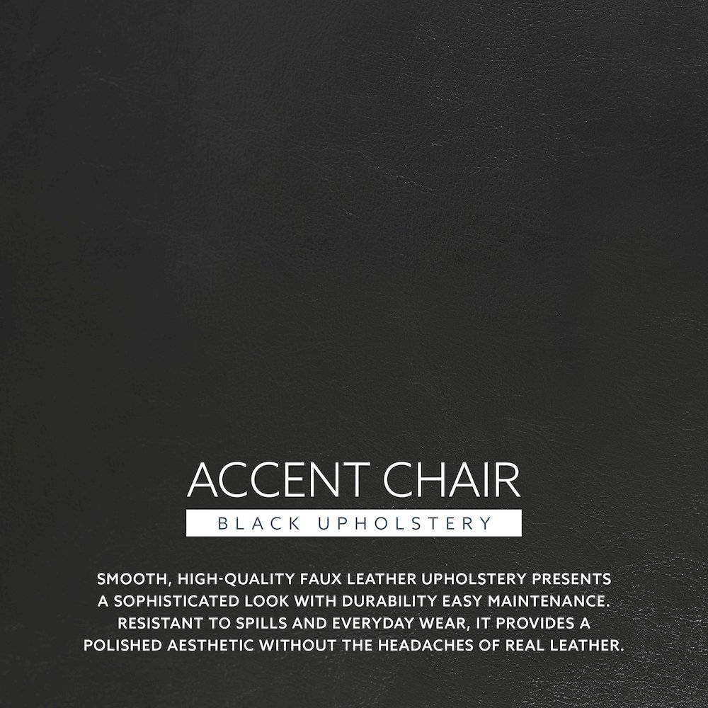 Simon Black Club Chair. Picture 9