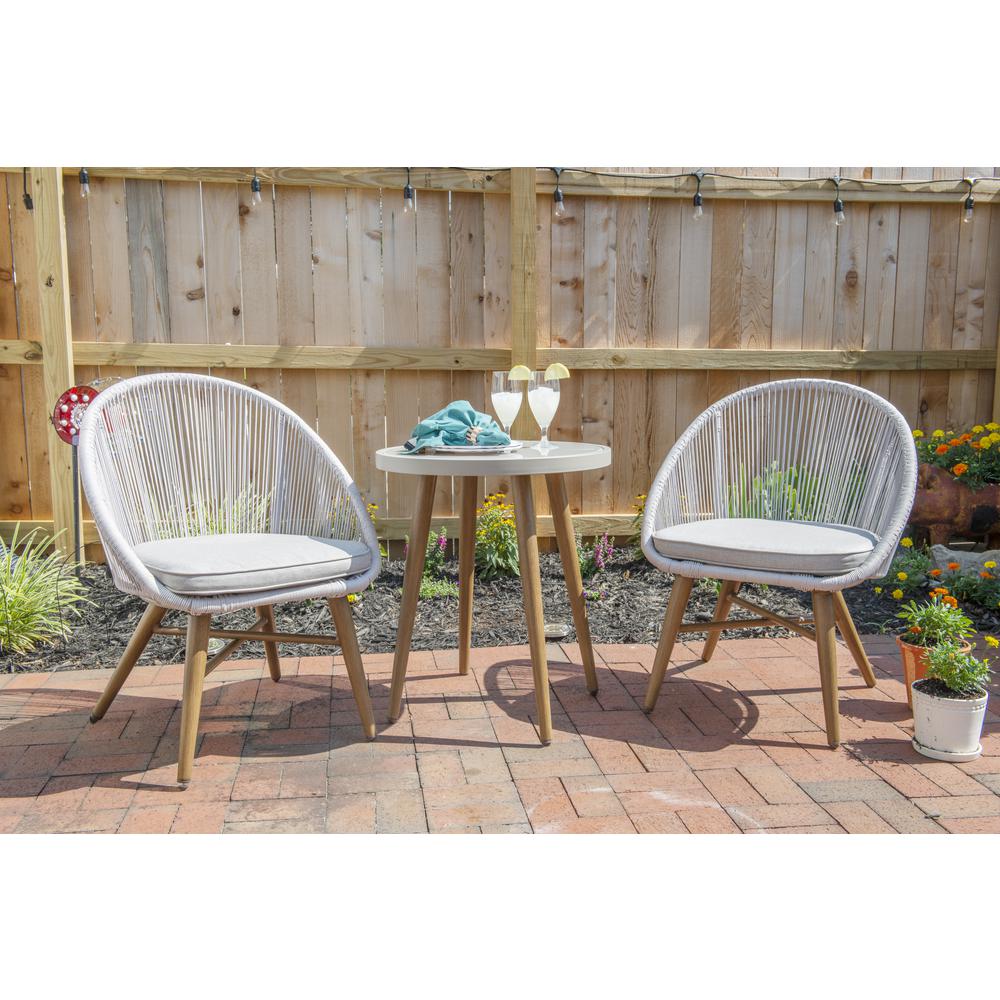 Townsend 3PC Bistro Set, Grey. Picture 8