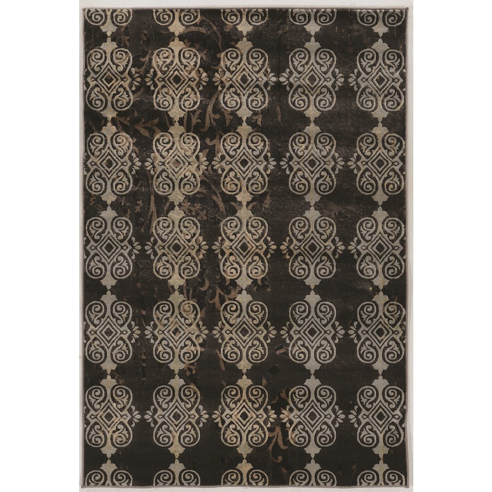 Jewel Royal Dark & LtBeige 8x10.3, Rug. Picture 1
