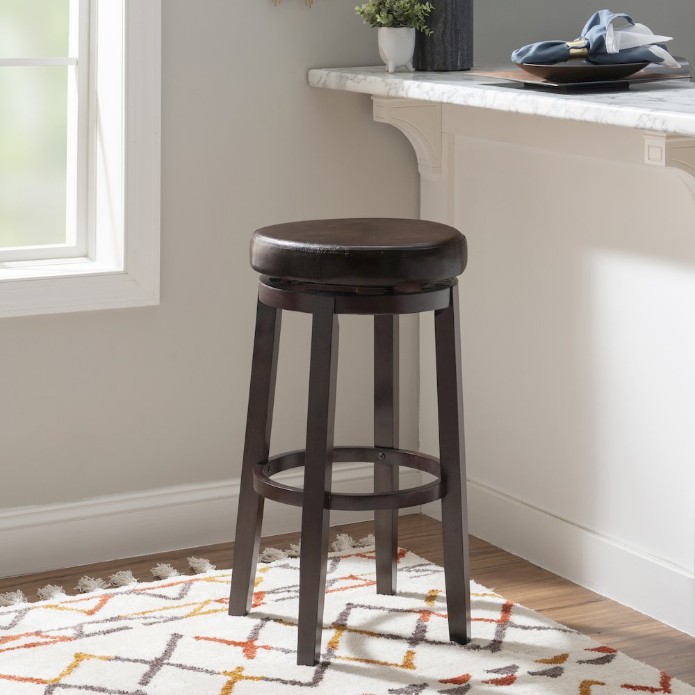 Maya Brown 29 Inches Bar Stool. Picture 3