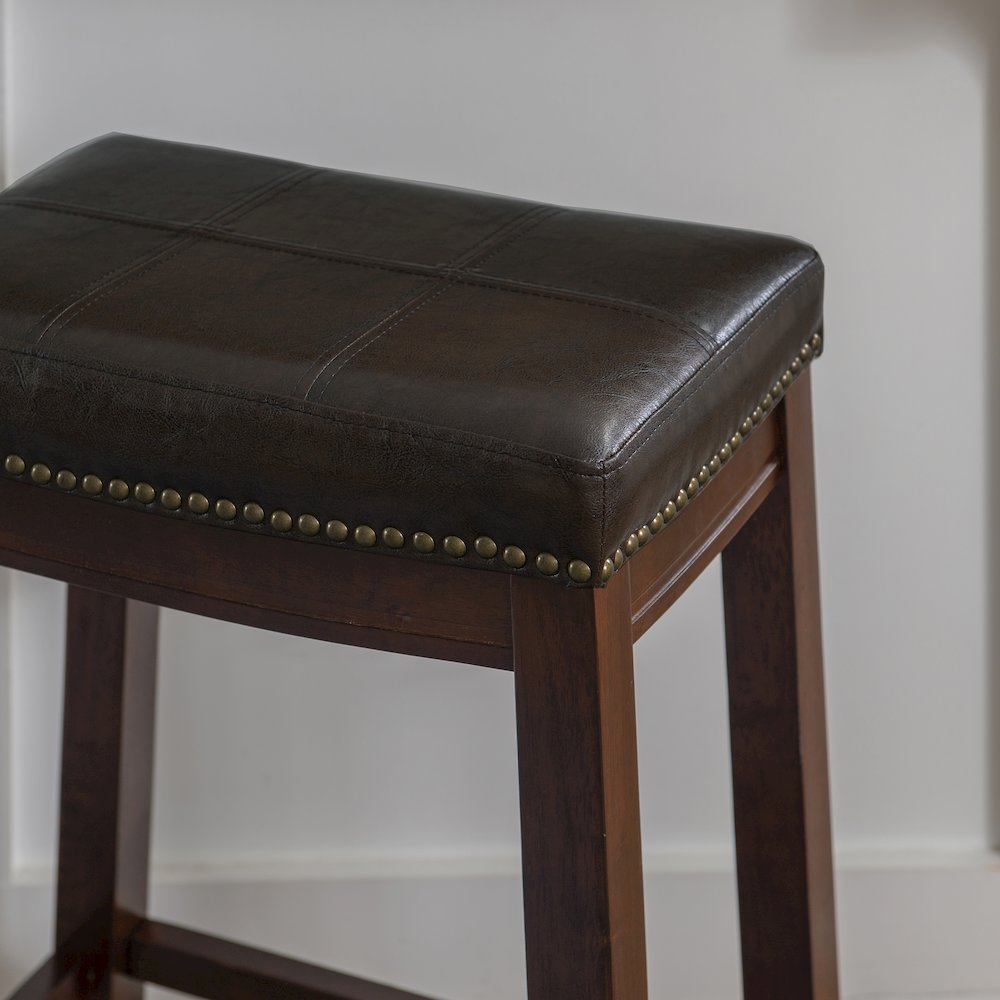 Claridge Brown Counter Stool. Picture 5