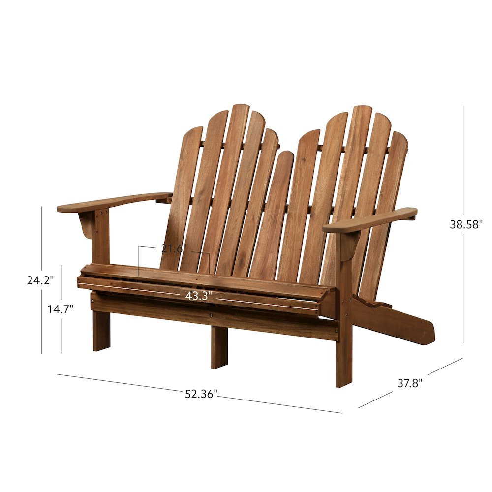 Adirondack Double Bench. Picture 15