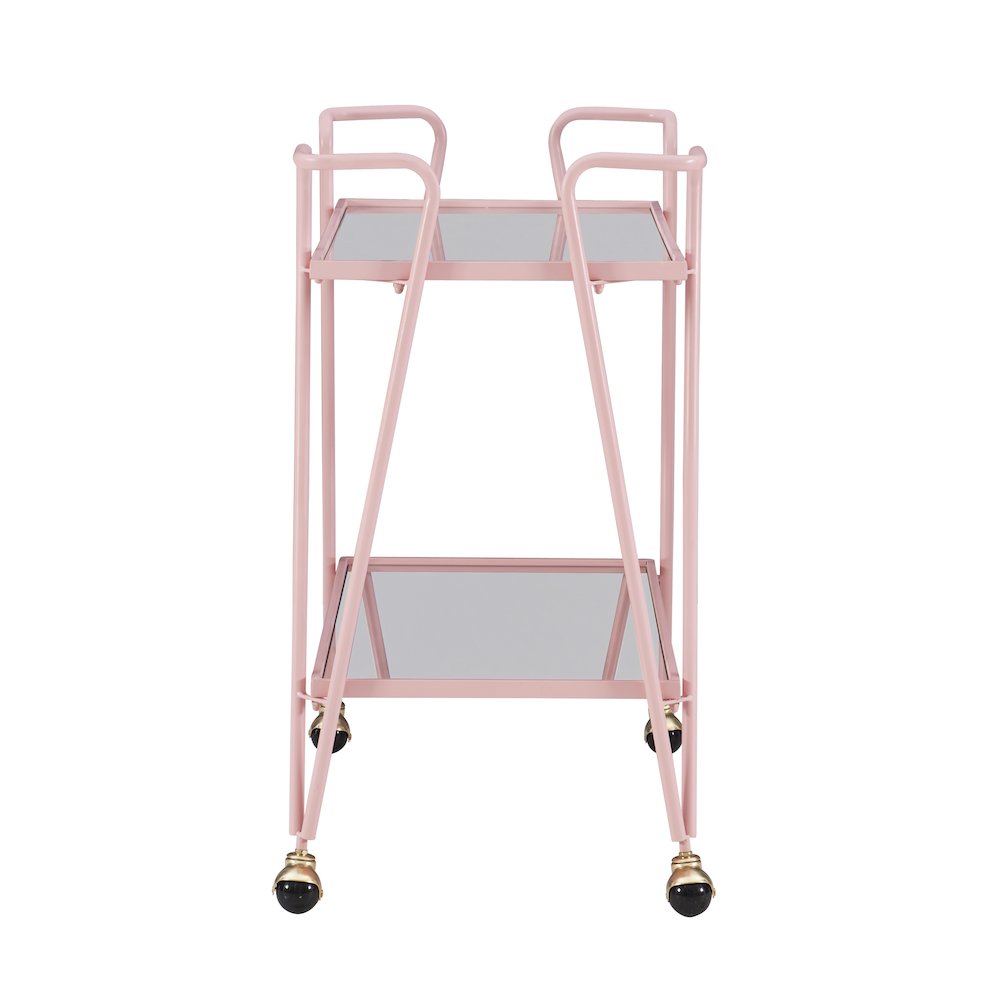 Pink Mid-Century Bar Cart. Picture 7