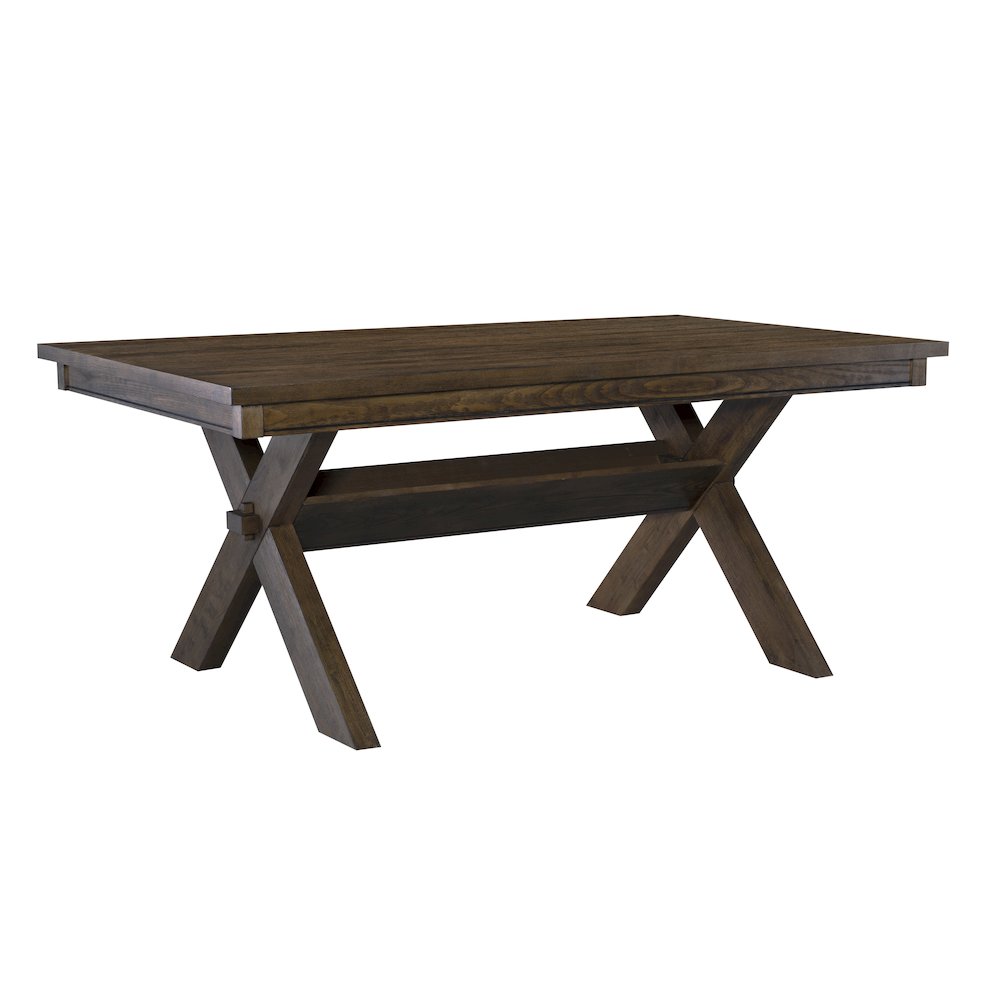 Turino Rustic Umber Dining Table. Picture 1