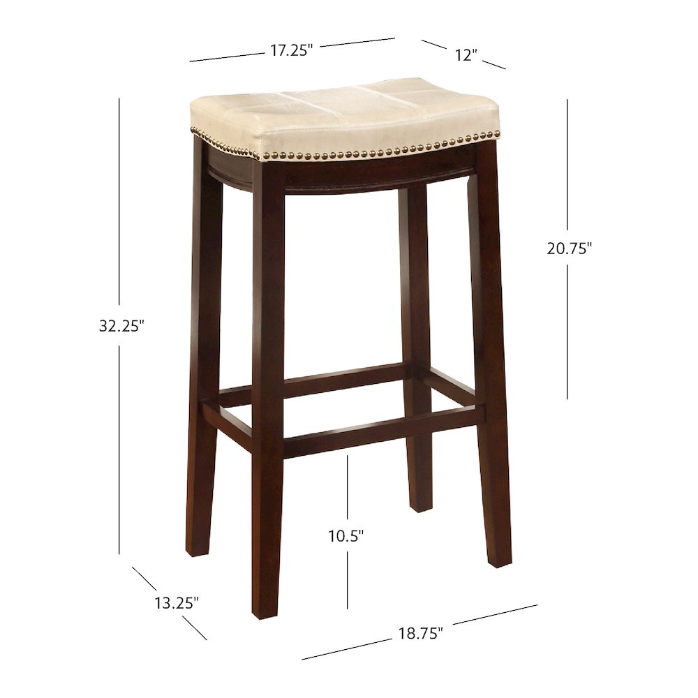 Claridge 2 Pk Beige Bar Stool. Picture 7