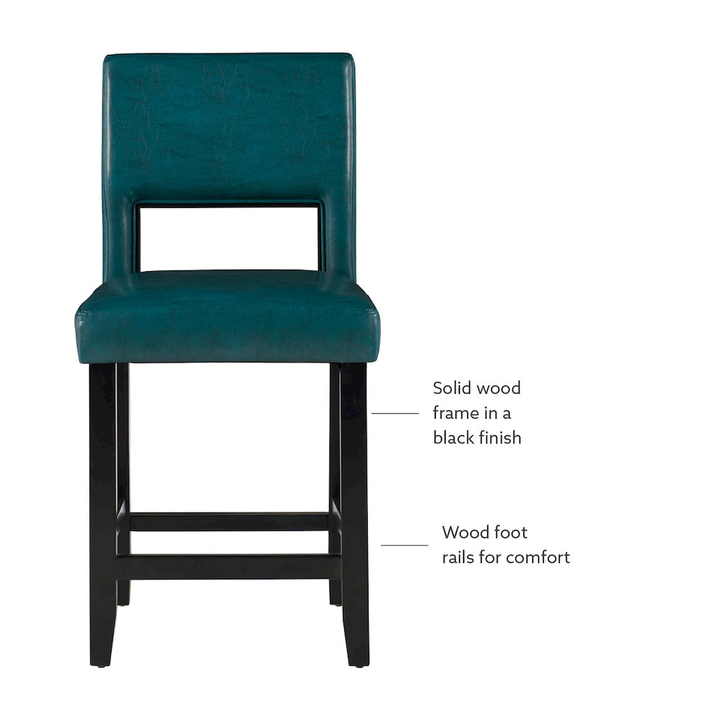 Vega Counter Stool Agean Blue. Picture 8