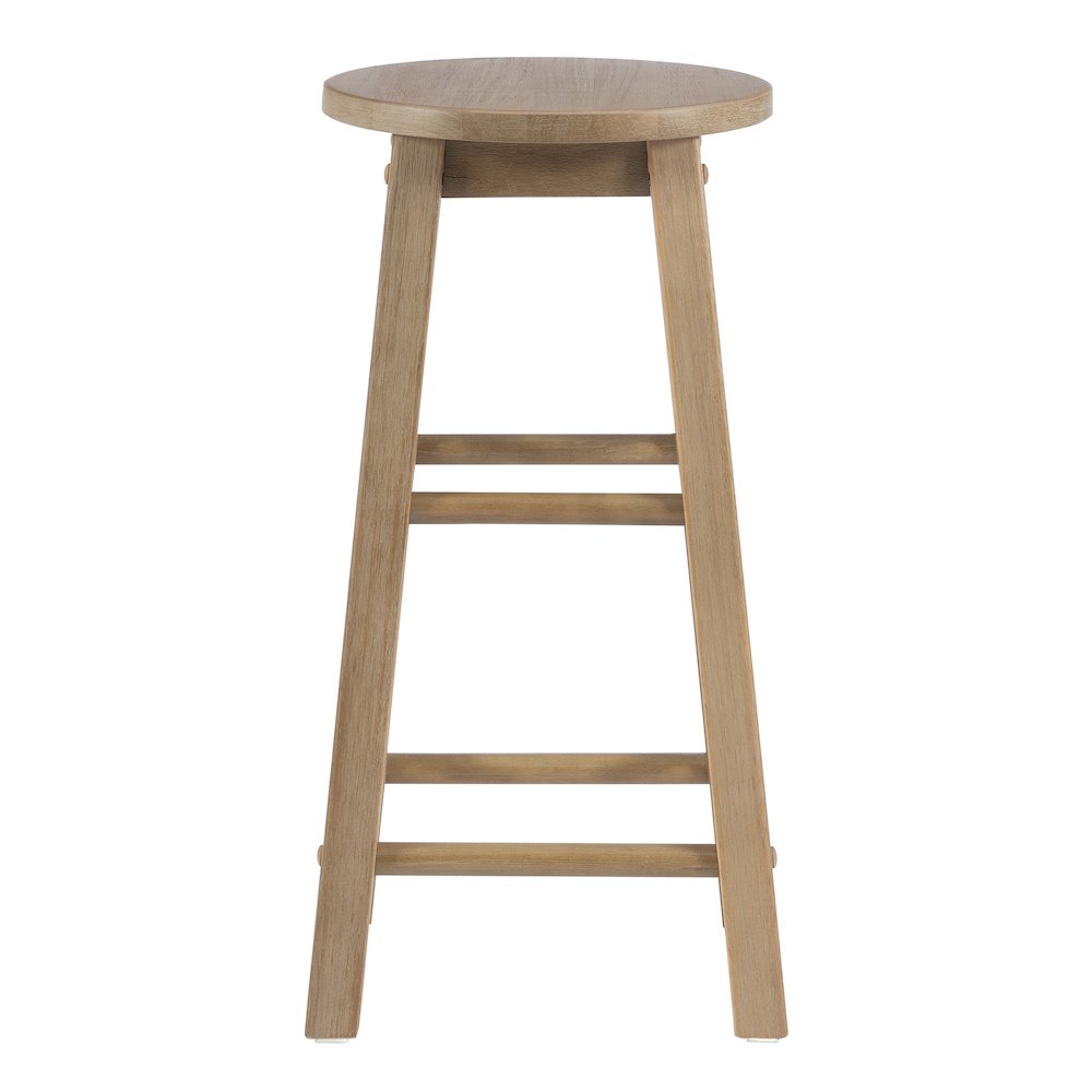 24 Inches Counter Stool Grey Wash. Picture 2