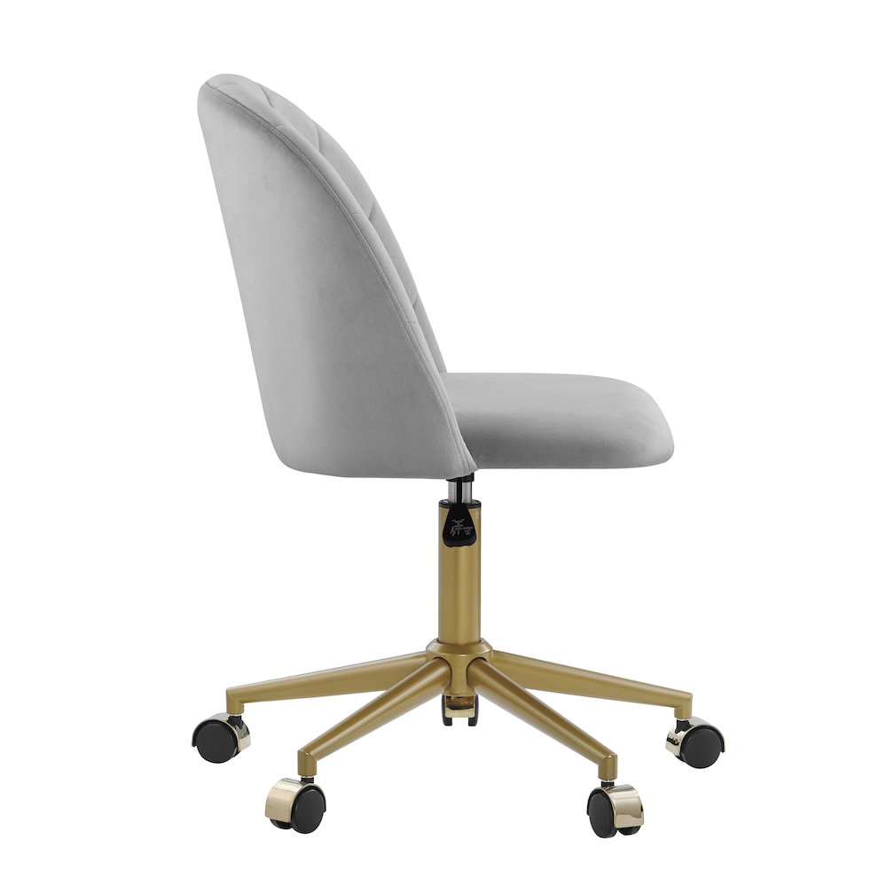 Adalynn Desk Chair Light Gray. Picture 7