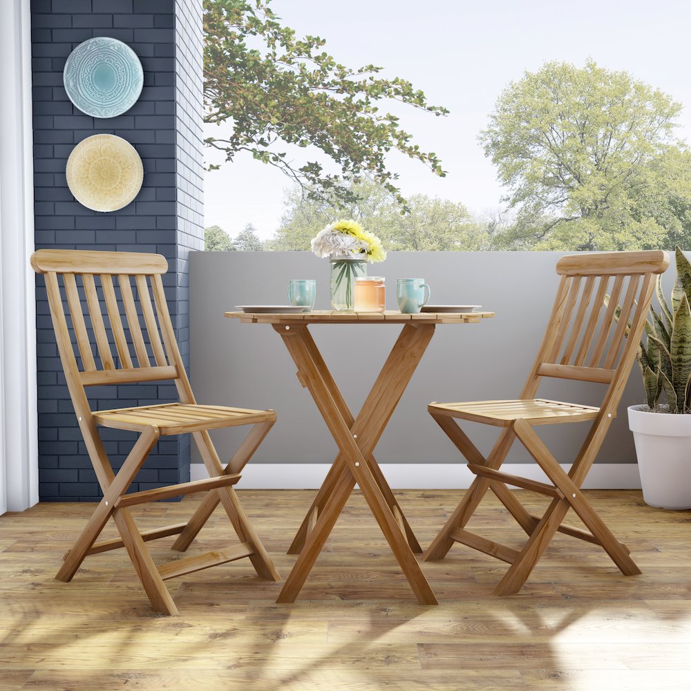 Catalan Café Set - Acorn Finish. Picture 6