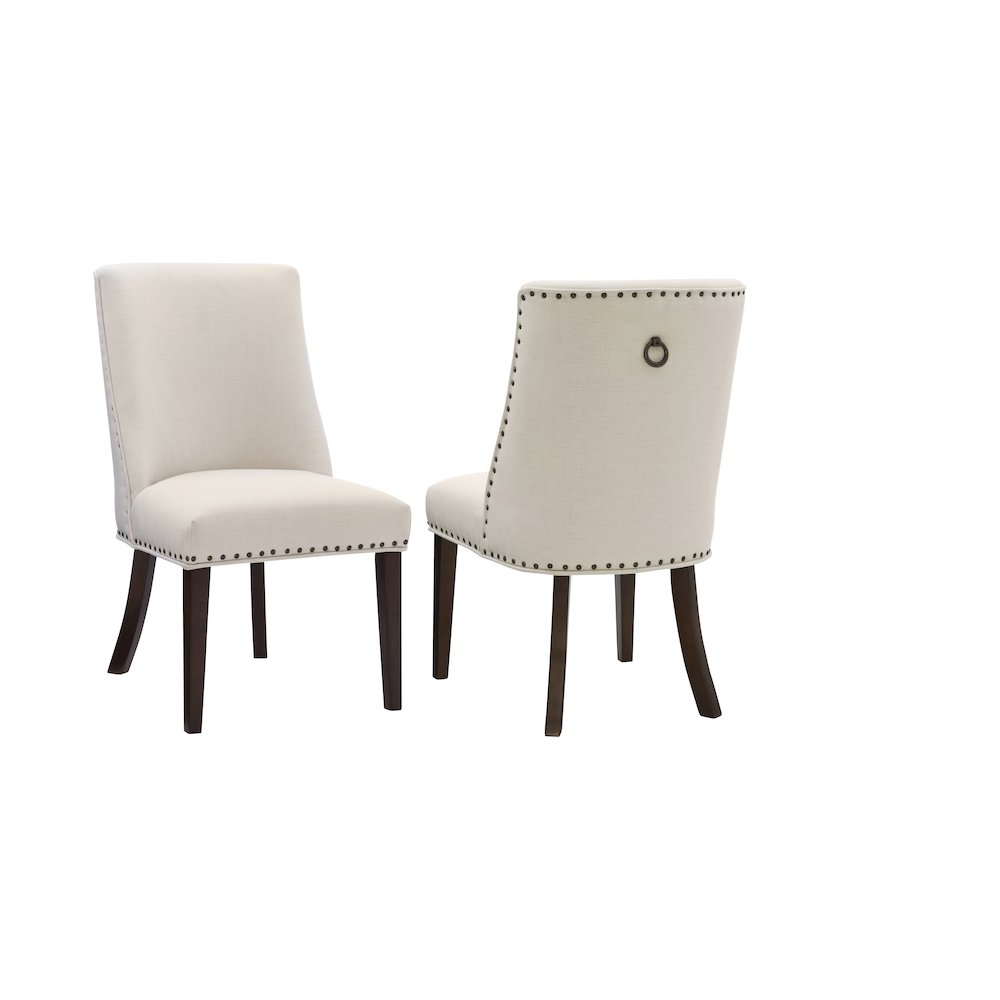 Adler Dining Chair Espresso Natural, Set of 2. Picture 7