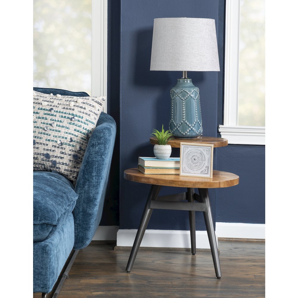 Collis Two Tiered Side Table. Picture 2