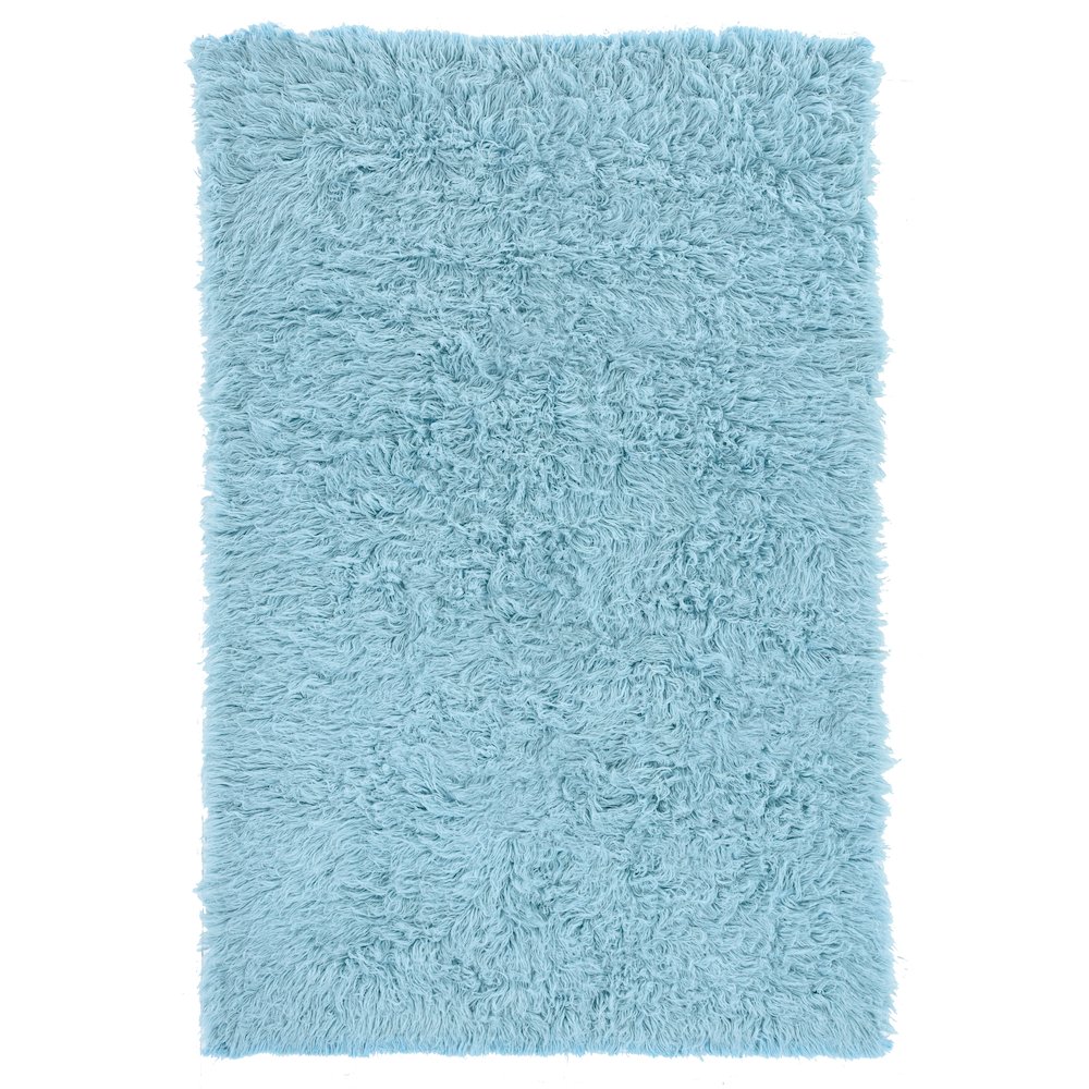 New Flokati 1400gram PastelBlue 2.4x4.3, Rug. Picture 1