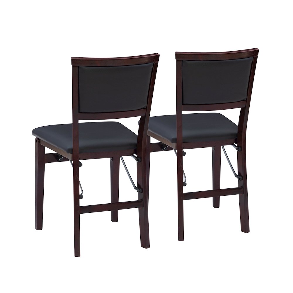 Kiera 18 In Pad Back Folding Chair - Set Of Two. Picture 9
