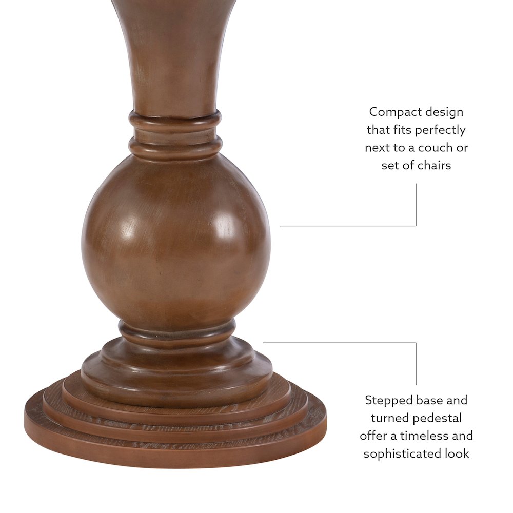 Adeline Round Accent Table Natural. Picture 8