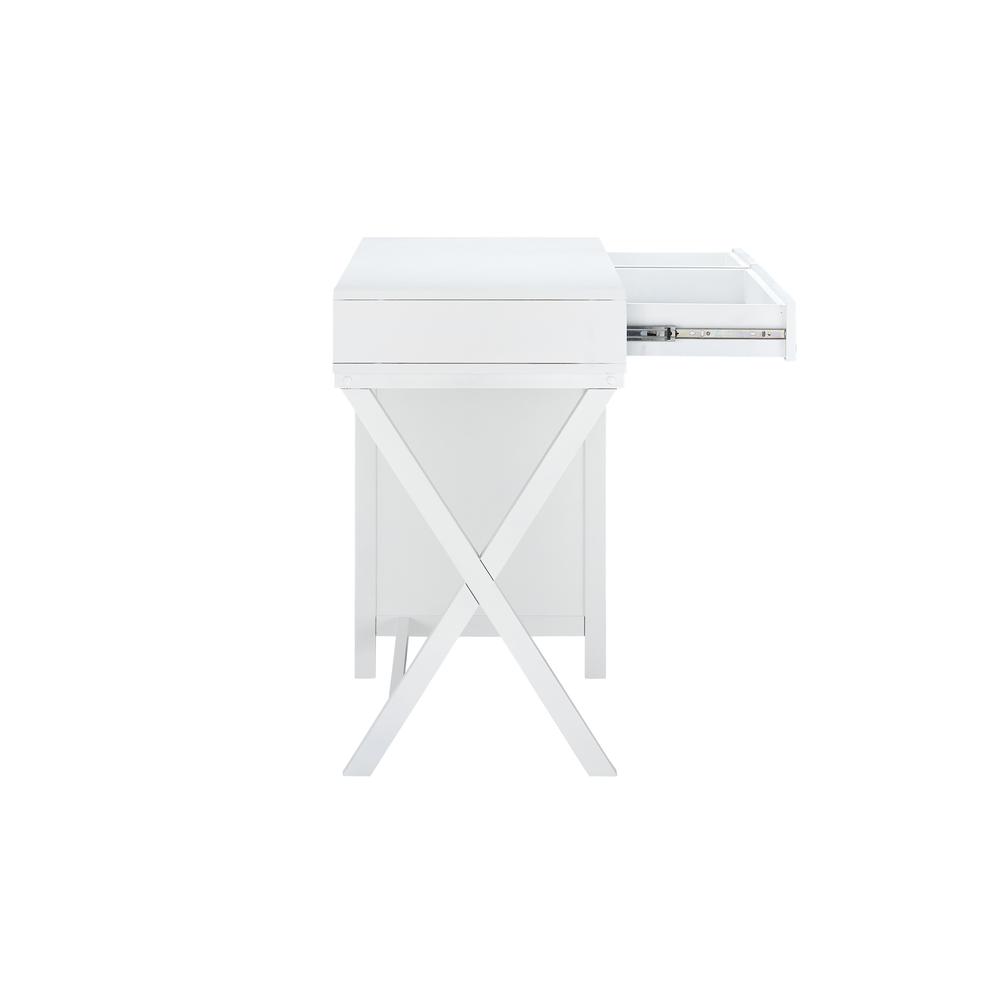 Peggy Side Storage Desk White. Picture 8
