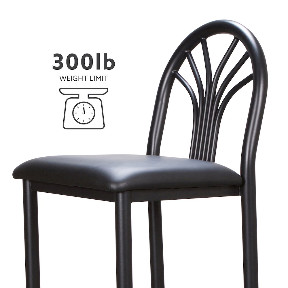 Thayer Barstool Black Set Of 2. Picture 14