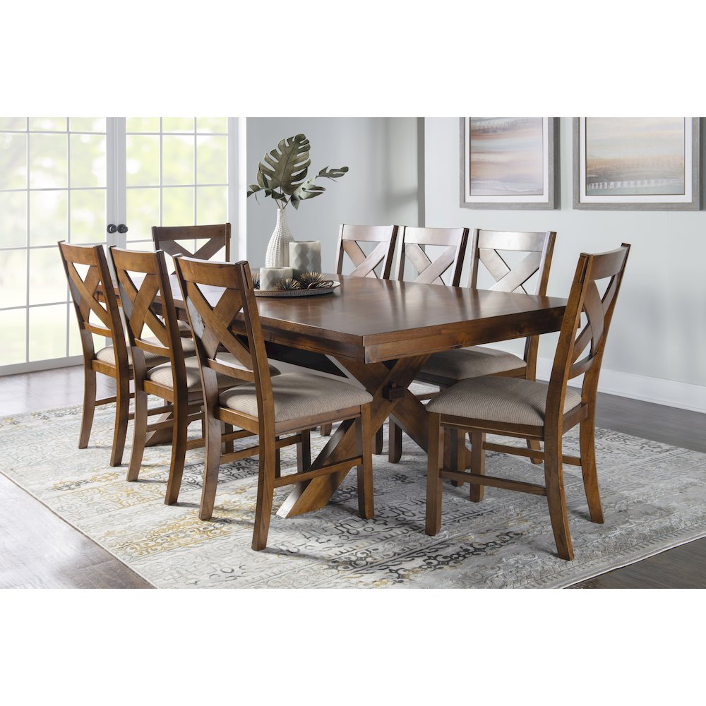 9-Pc Wd Kraven Dining Set. Picture 4