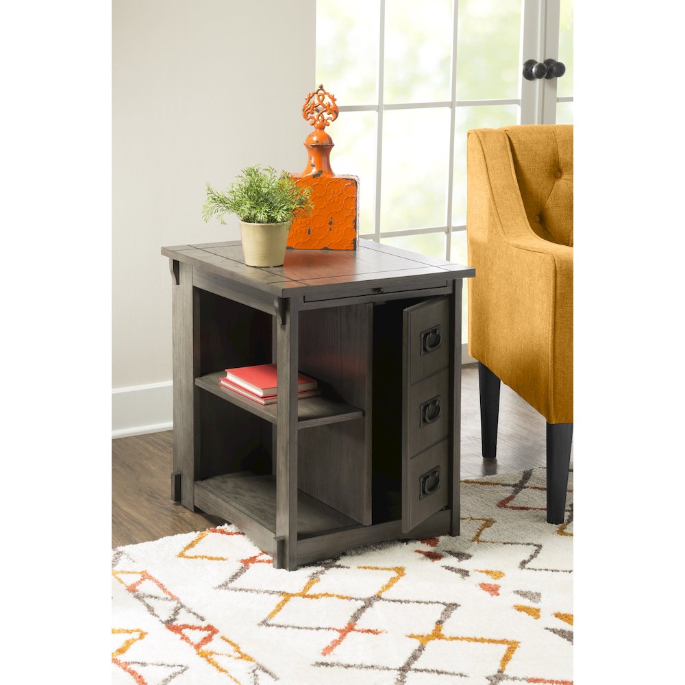 Parnell Side Table Grey. Picture 5
