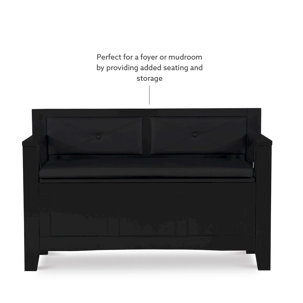 Carlton Padded Bench. Picture 12
