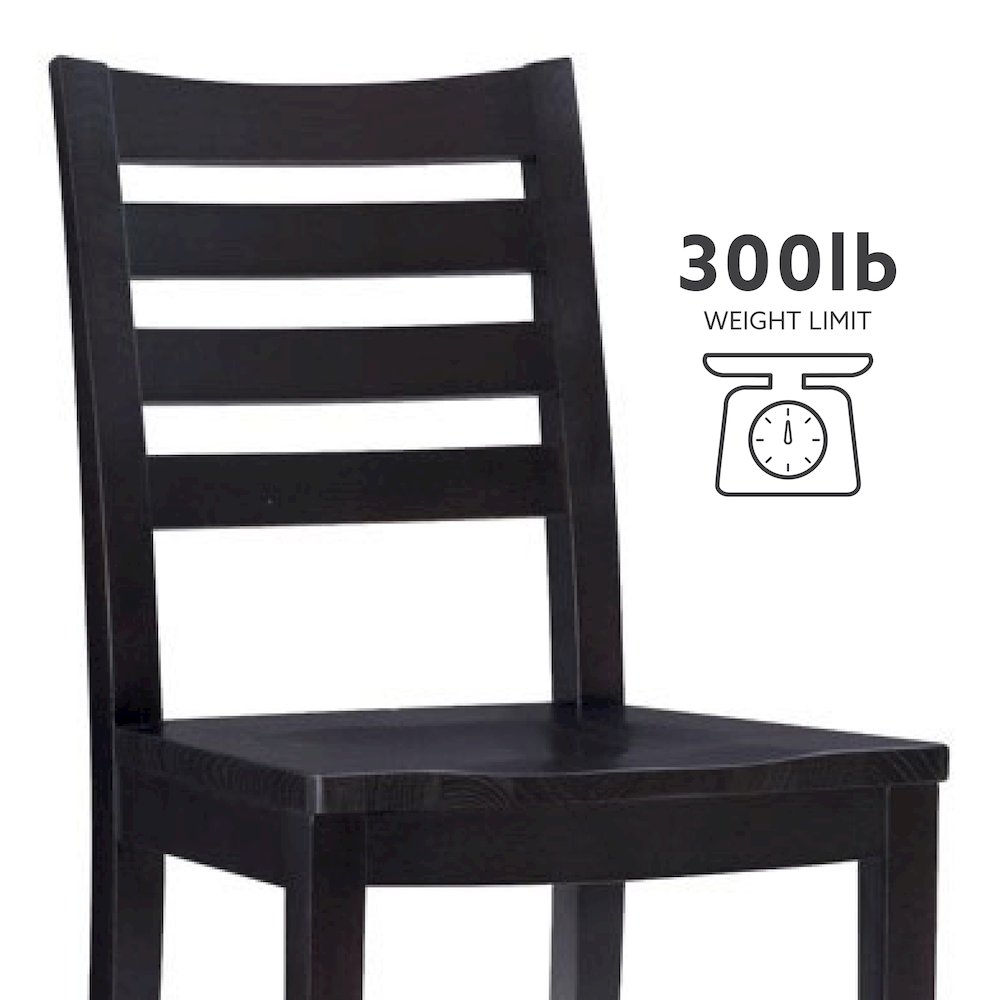 Flynn Counter Stool Black Set Of 2. Picture 13