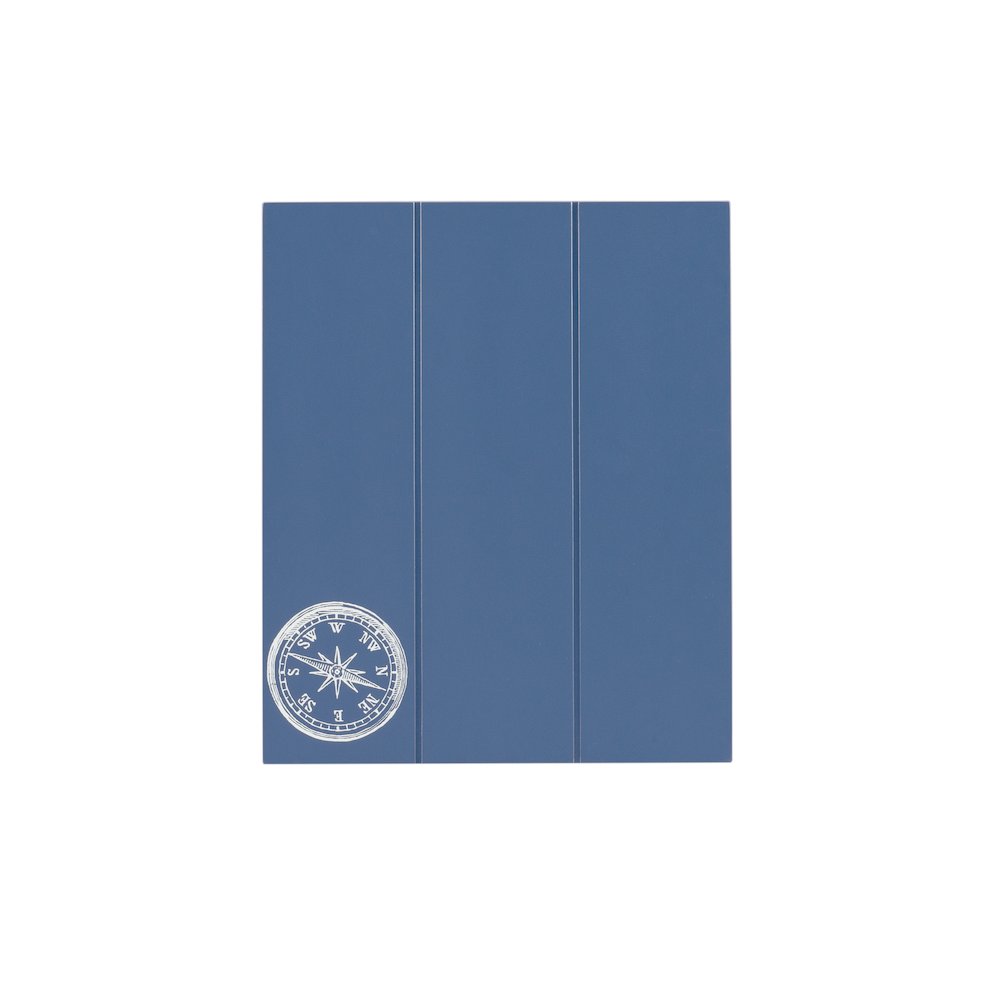 Compass Tray Table Set Navy. Picture 9