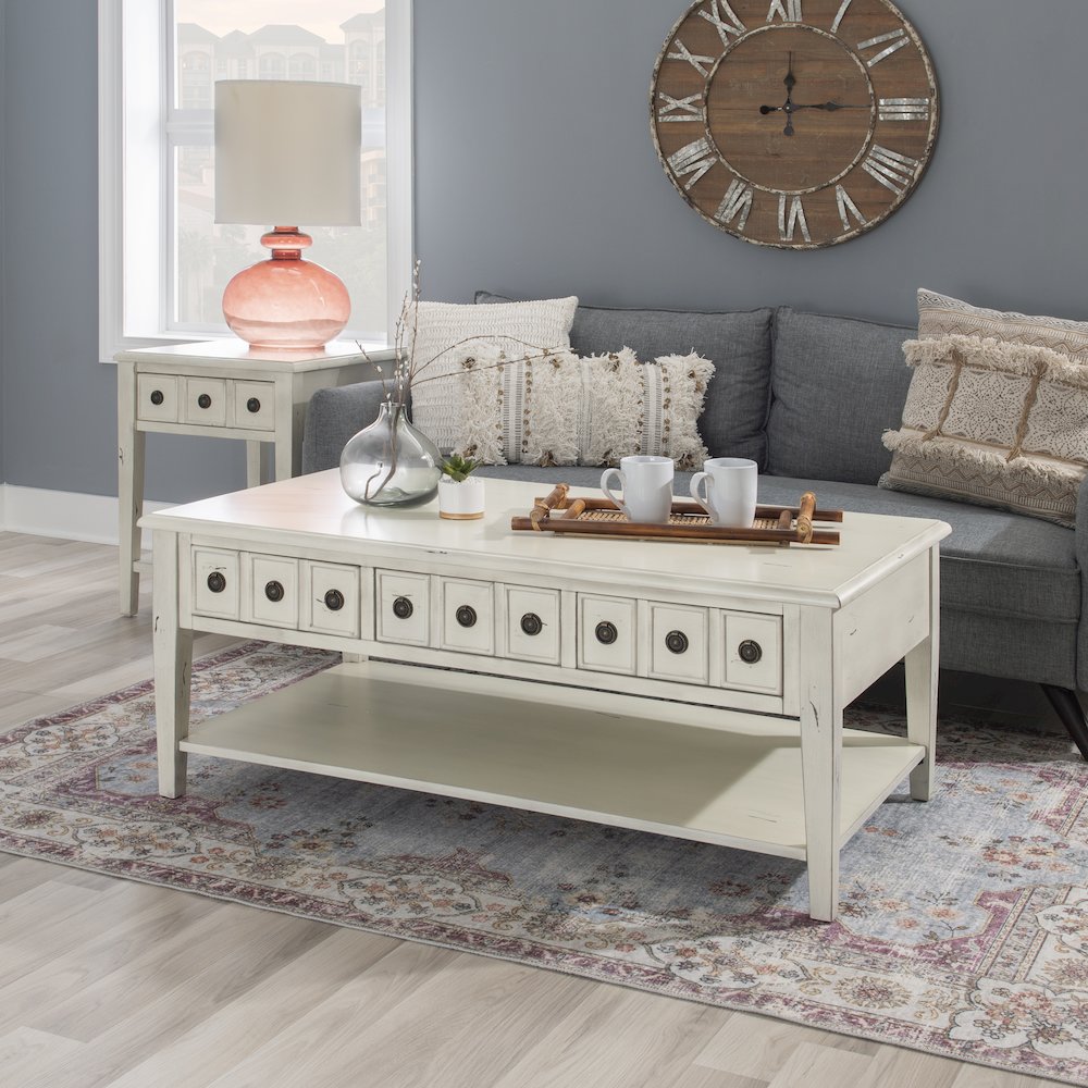 Sadie Coffee Table Off White. Picture 2