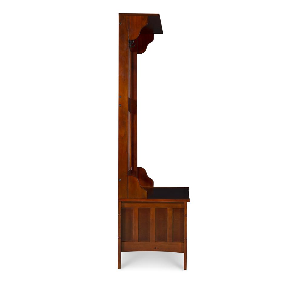 Hall Tree With Storage Bench. Picture 22