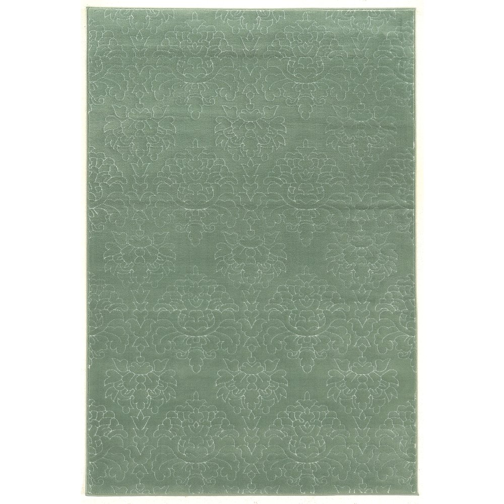 Prisma Chloe Aqua & White 8x10.4, Rug. Picture 1