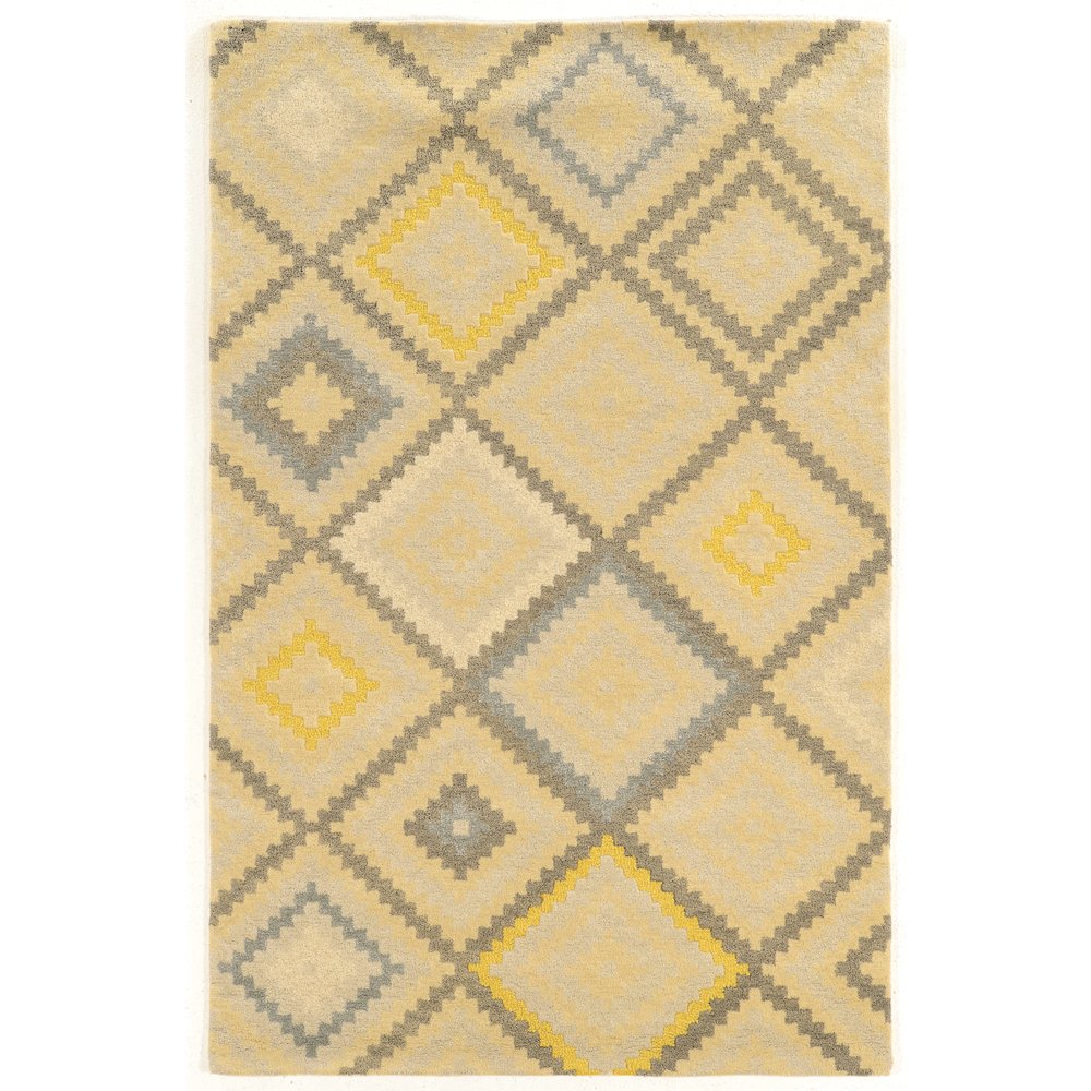 Aspire Wool Stitch Nat & Grey 5x8, Rug. Picture 1