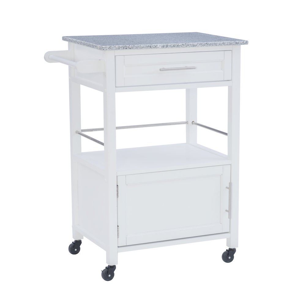 Mitchell Kitchen Cart With Granite Top. Picture 9