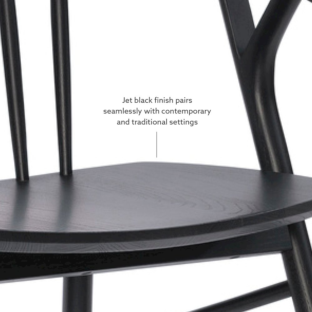 Delmot Chair Black. Picture 9