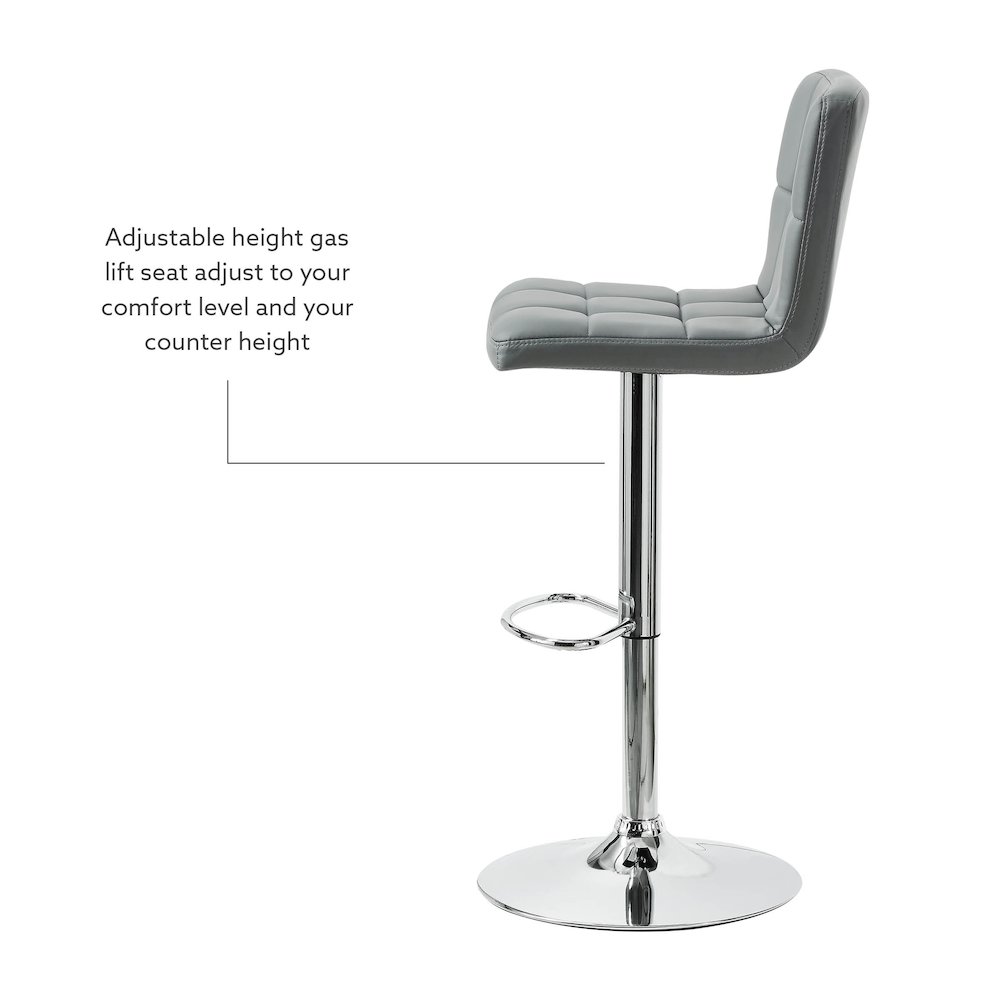 Clayton Barstool Grey. Picture 10