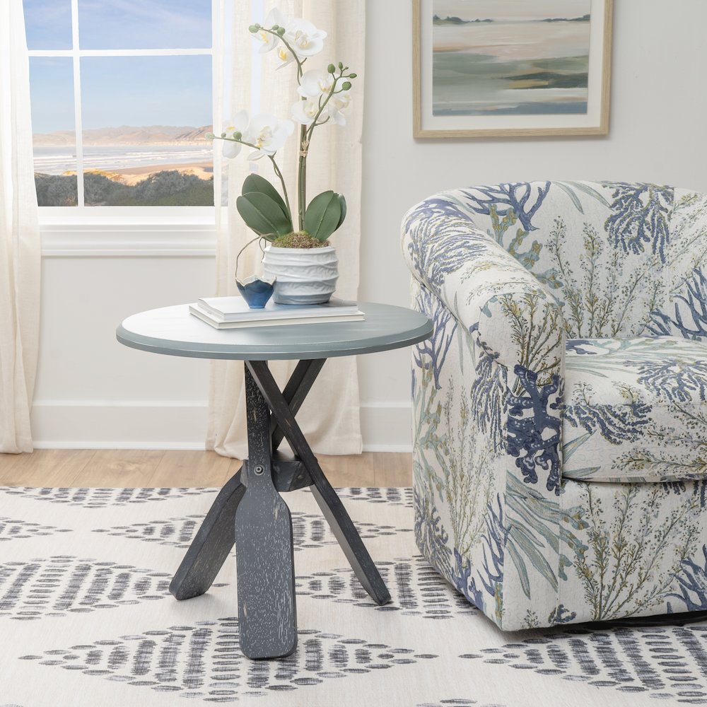 Omar Side Table Grey. Picture 2