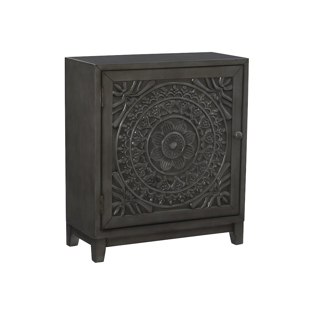 Grace Accent Cabinet Dark Grey. Picture 10