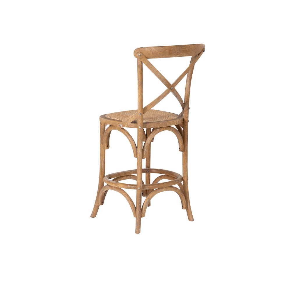 Roxy 24.5 In Gray Wash Counter Stool. Picture 10